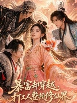 暴富却穿越，打工人整顿修仙界短剧海报