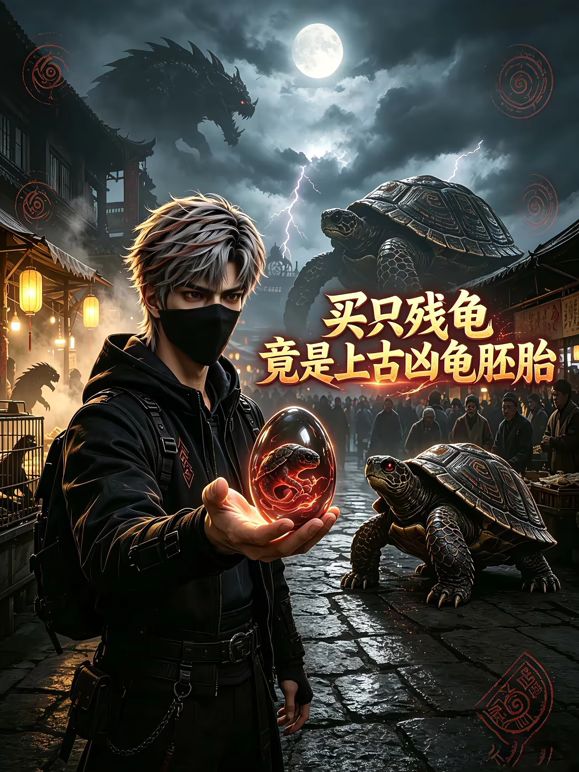 买只残龟,竟是上古凶龟胚胎